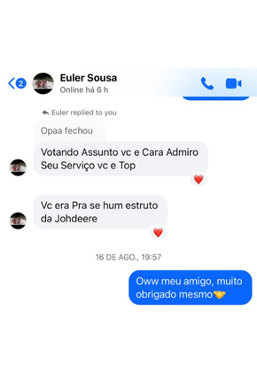 Mensagem de aluno elogiando o trabalho do Robson Molina (5)