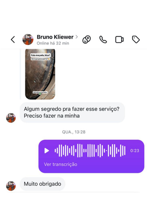 Mensagem de aluno elogiando o trabalho do Robson Molina (2)