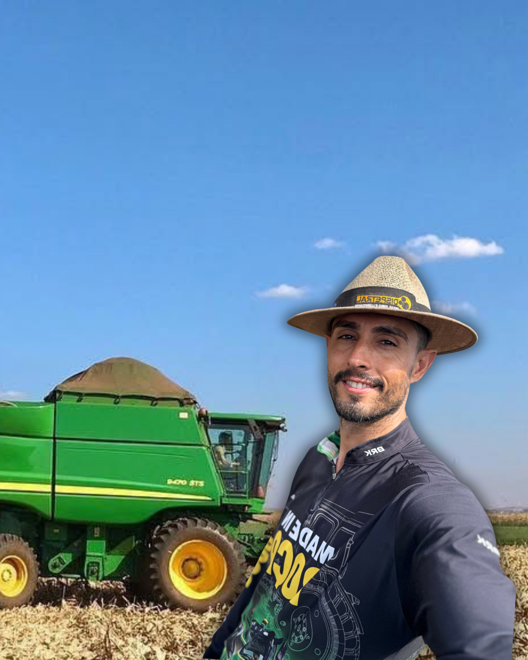 Robson Molina, especialista em manutenção de colheitadeiras